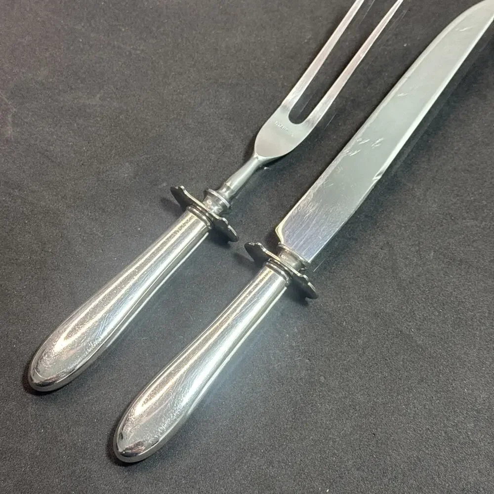 Priscilla Alden by Watson Sterling Silver Steak Carving Set 2pc Knife 10 1/4